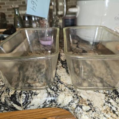 Glass loaf pans