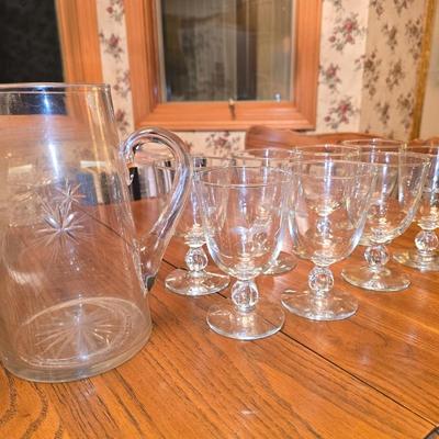 Drinkware and glass set