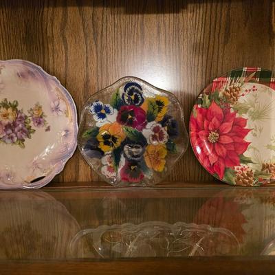 Floral Plate lot