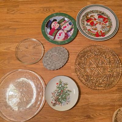 Christmas Plate lot