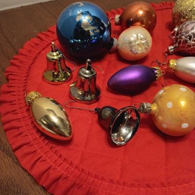 VINTAGE GLASS ORNAMENTS