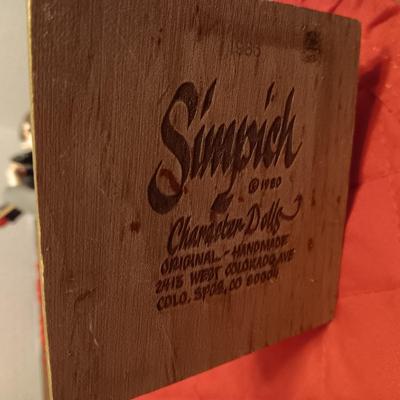 SIMPICH CHARACTER DOLL BOB CRATCHIT AND TINY TIM