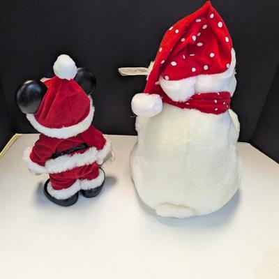 Coca-Cola Bear & Vintage Santa Claus Mickey Mouse Vinyl