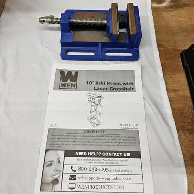 Wen Tabletop Laser Drill Press & Irwin Vise (DG-JS)