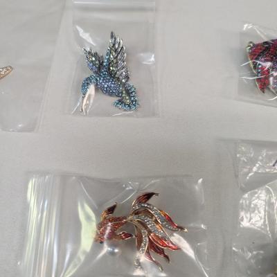 Assortment Of Animal Lapel Pins #1
