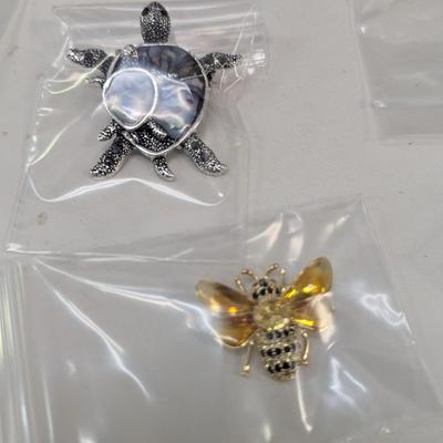 Assortment Of Animal Lapel Pins #1