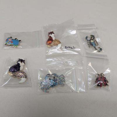 Assortment Of Animal Lapel Pins #2