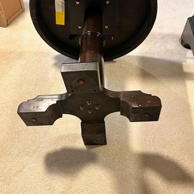 Matching Pair of Pedestal Side Tables (BGB-RG)