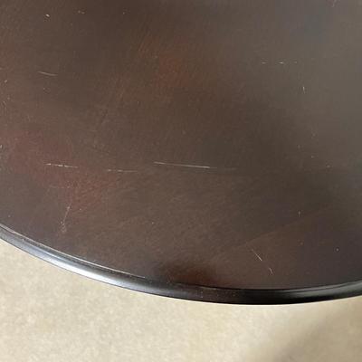 Matching Pair of Pedestal Side Tables (BGB-RG)