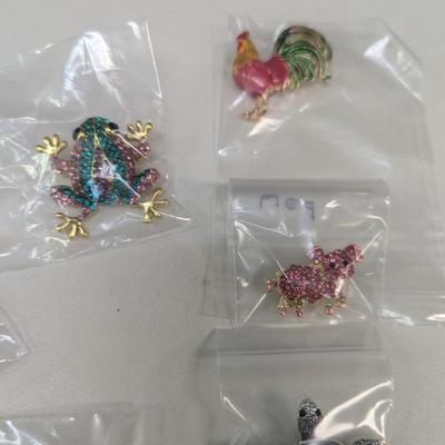 Assortment Of Animal Lapel Pins #3