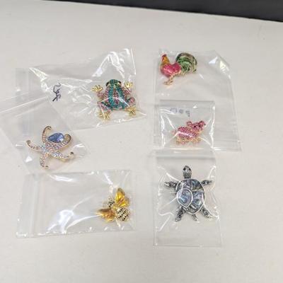 Assortment Of Animal Lapel Pins #3