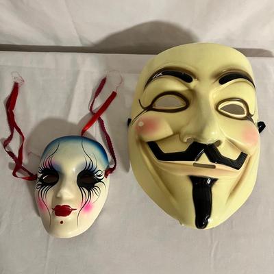 Porcelain Clown Figurines & Masks (BGB-RG)