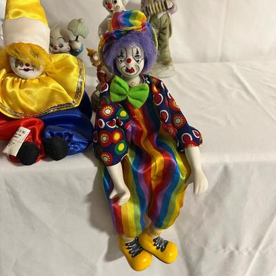Porcelain Clown Figurines & Masks (BGB-RG)