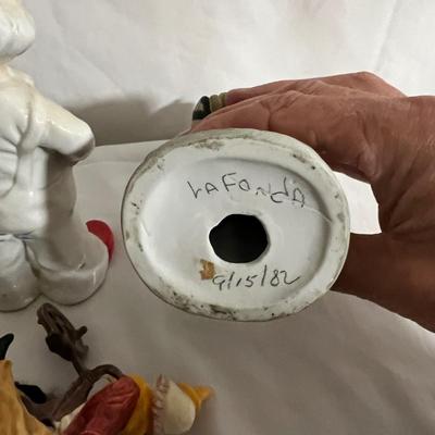 Porcelain Clown Figurines & Masks (BGB-RG)