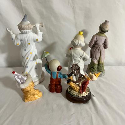 Porcelain Clown Figurines & Masks (BGB-RG)