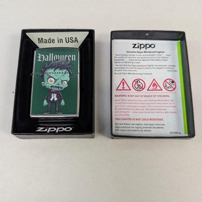 New Halloween 2024 Zippo Big Head Tuxedo Zombie Lighter