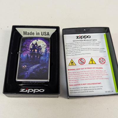New Haunted House Zippo Lighter