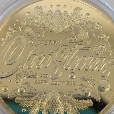 Commemorative Coins Santa Claus Silver Plated Embossed Medals Set 1