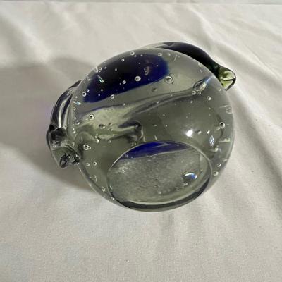 Handblown Glass Dolphins & Aquarium Paperweight (BGB-RG)
