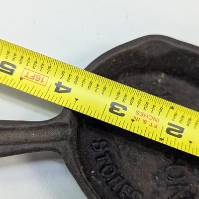 Antique Advertising Miniature Cast Iron Skillet Henson's Furniture Store
