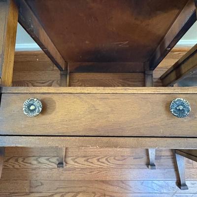 Two Drexel Side Tables With Dovetail Drawers (LR-SF)