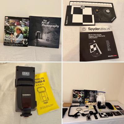 Speedlite, Spyder Lens Calibrator & More Photography Accessories (O-MG)