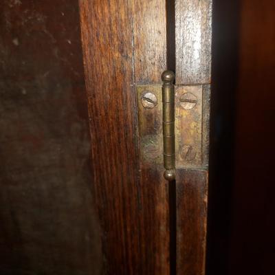 Tall Solid Wood Nightstand With Cabinet (LR-SF)