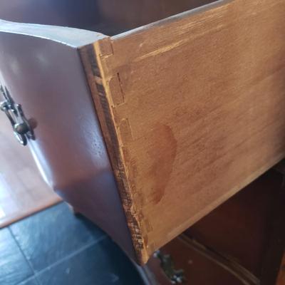 Vintage Chippendale Style Fall Front Secretary (LR-KD)