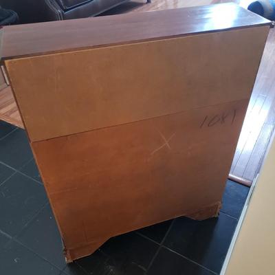 Vintage Chippendale Style Fall Front Secretary (LR-KD)