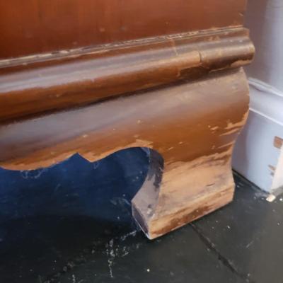 Vintage Chippendale Style Fall Front Secretary (LR-KD)