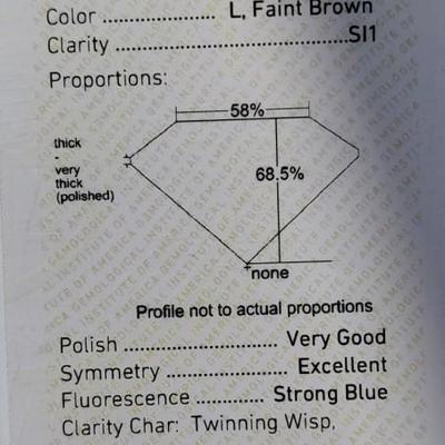 GIA CERTIFIED NATURAL DIAMOND 0.41CT