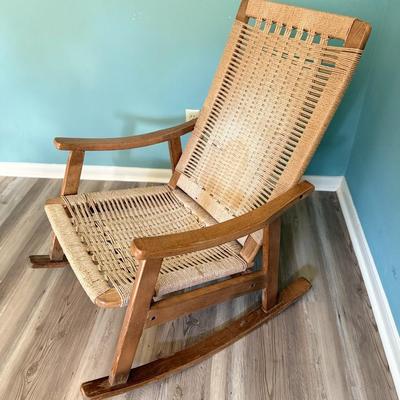 Gorgeous Mid Century Rocking Chair