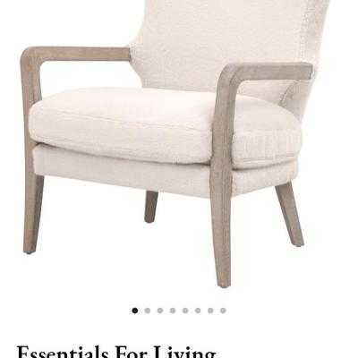 PRICING SAMPLE: AT SALE:
Calvin Chairs in cream performance fabric $399 each 