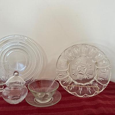 Princess House Crystal & Vintage Platters