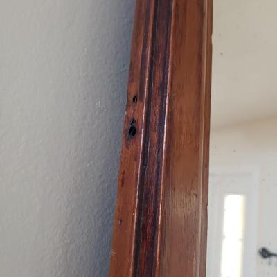 Arched Top Solid Wood Mirror (LR-KD)