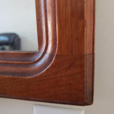 Arched Top Solid Wood Mirror (LR-KD)