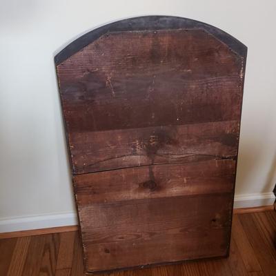 Arched Top Solid Wood Mirror (LR-KD)
