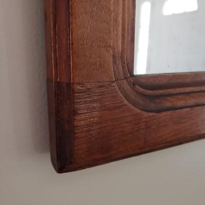 Arched Top Solid Wood Mirror (LR-KD)