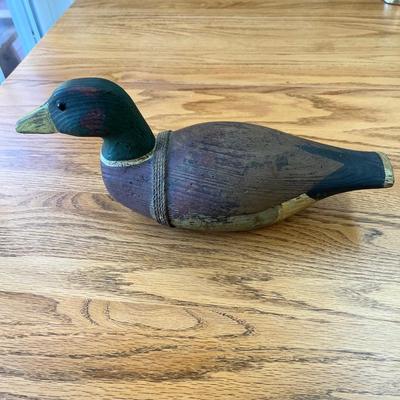 Collection of Duck Items, Includes Signed Duck Decoy By White (LR- BC)