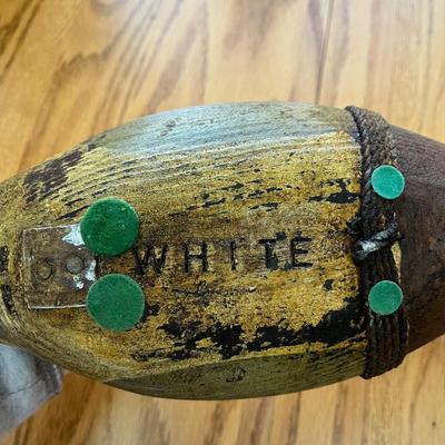 Collection of Duck Items, Includes Signed Duck Decoy By White (LR- BC)