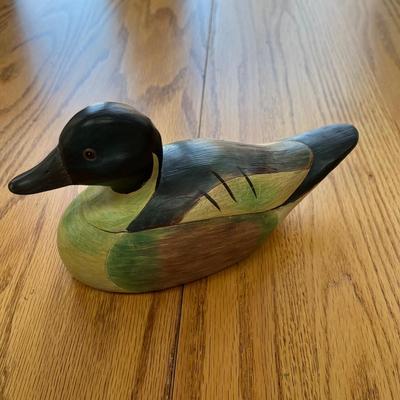 Collection of Duck Items, Includes Signed Duck Decoy By White (LR- BC)