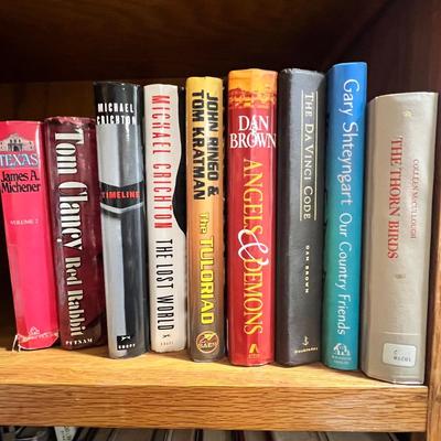 Hardback Fiction - Grisham, Michener, McCullough & More (BGB-RG)