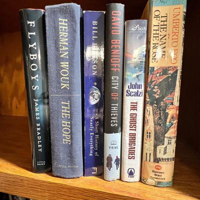 Hardback Fiction - Grisham, Michener, McCullough & More (BGB-RG)