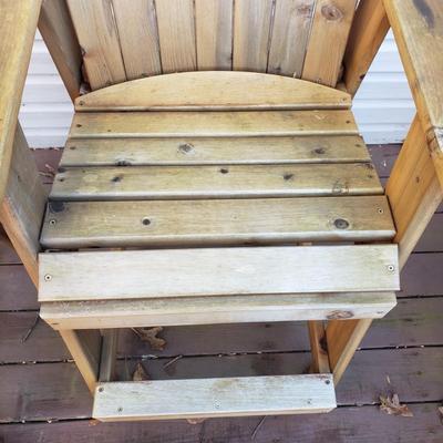 Pair of Wooden Captain Chairs and Table (UD-KD)