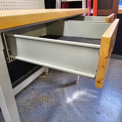 2 Drawer Lighted Workbench w/Tool Storage (DG-JS)
