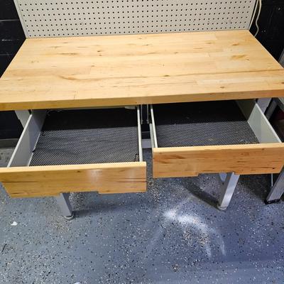2 Drawer Lighted Workbench w/Tool Storage (DG-JS)