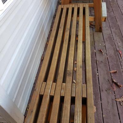 Long Wooden Bench (UD-KD)