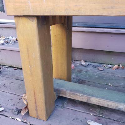 Long Wooden Bench (UD-KD)