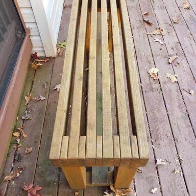 Long Wooden Bench (UD-KD)