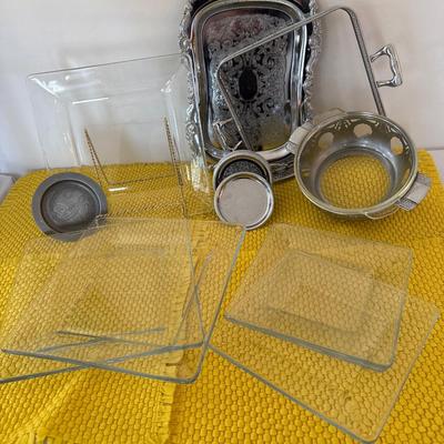 Silver and glassware